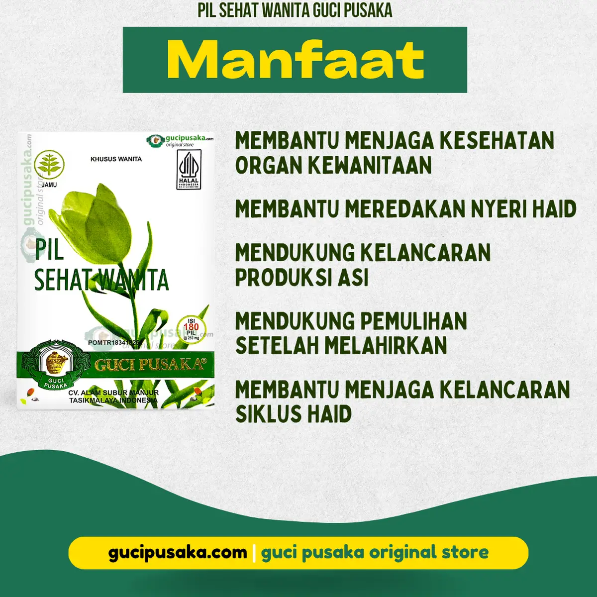 manfaat pil sehat wanita
